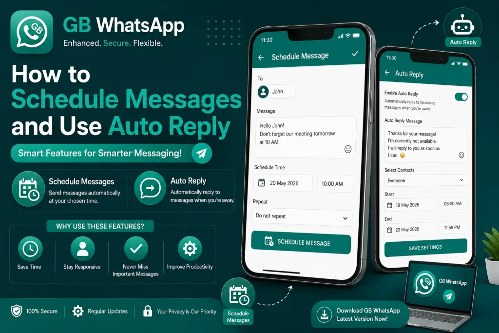How to Schedule Messages in gb whatsapp